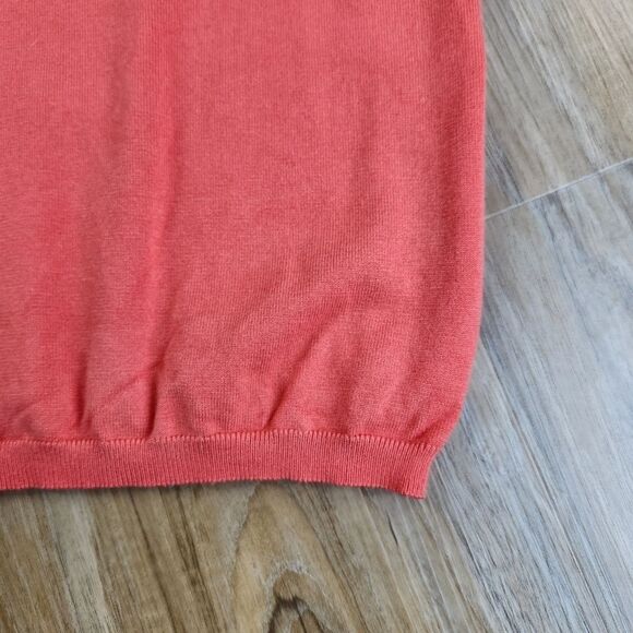🔸️Cielo Coral Retro Style Short Sleeve Sweater Medium - Picture 6 of 9